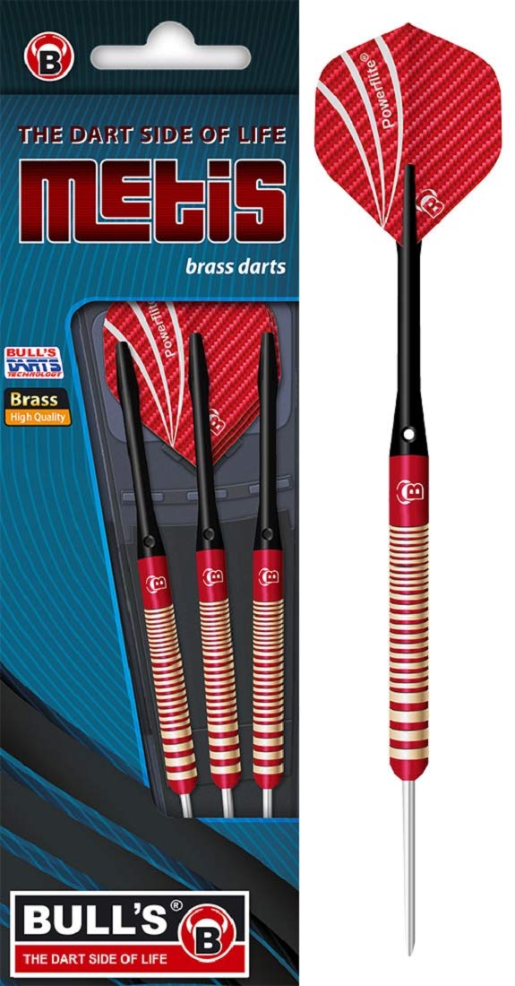 Bull's Darts Metis Stahl 23 Gramm rot/Gold