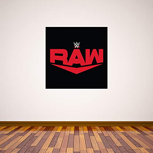 Beautiful Game WWE Wandtattoo, Motiv "Raw Logo", Vinyl, für Kinder, 120 x 120 cm (H x B)