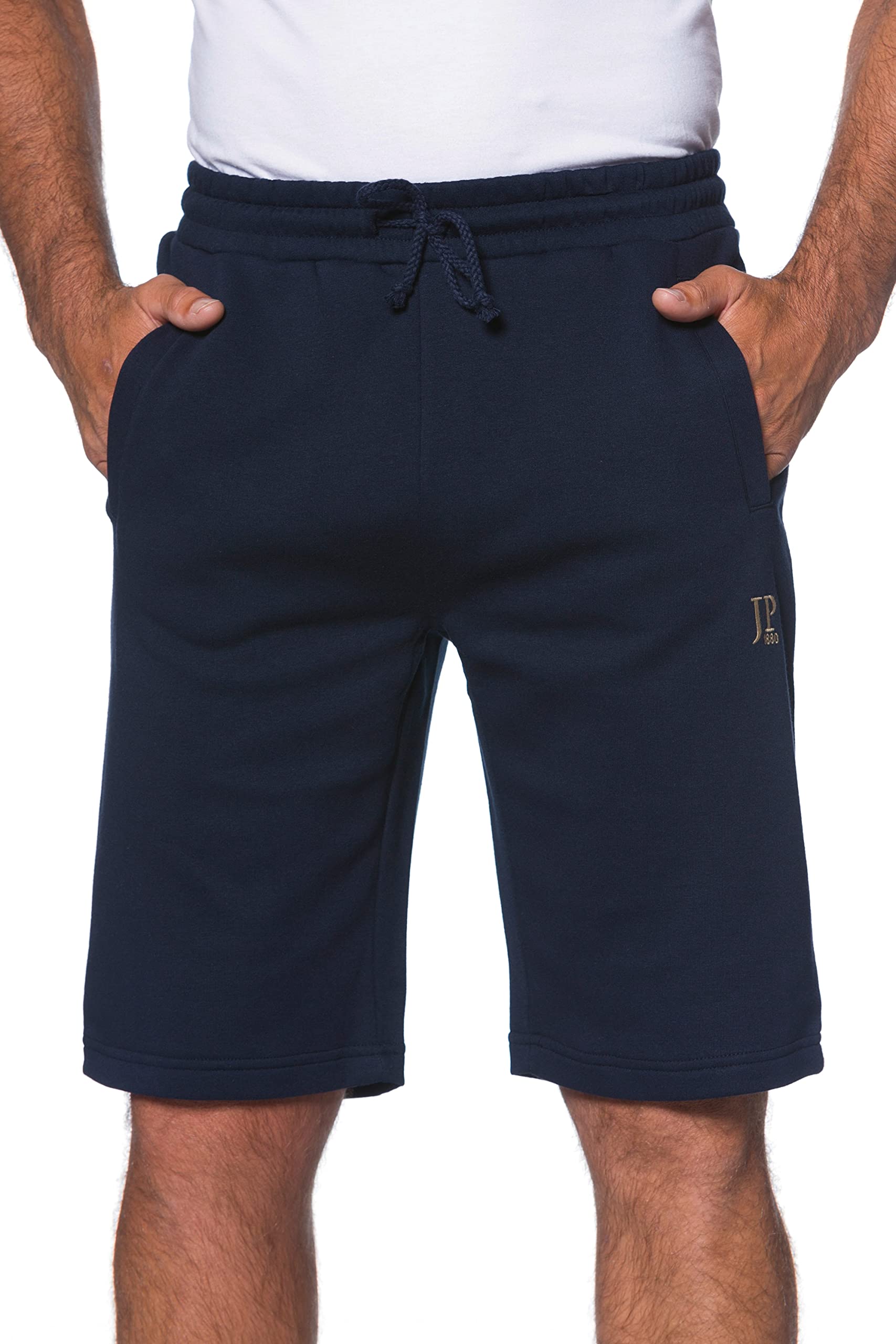 JP 1880 Herren Sweat-bermuda Shorts, Dunkel Marine, 5XL EU