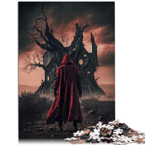 Spielgeschenk-Puzzle, Horror-Kunst, 1000-teiliges Puzzle für Erwachsene, Holzpuzzle, Spaß bei Aktivitäten zu Hause, Geburtstagsgeschenk, Reisegeschenke, 1000 Teile (50 x 75 cm)