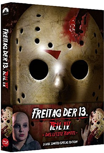 Freitag, der 13. - Teil 4: Das letzte Kapitel - Uncut - Mediabook (+ DVD) (+ Bonus-DVD) [Blu-ray]