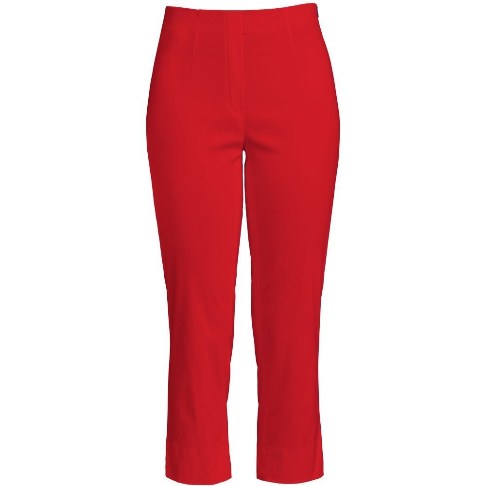 Robell Marie 07 Slim Fit Stretchhose Schlupfhose Damen Capri Hose #Marie 07 (46, Rot(40))