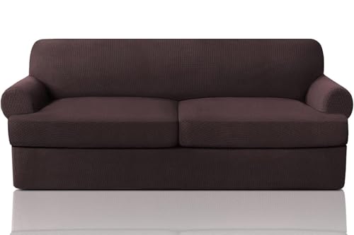 Sofabezüge, Stretch-Couchbezüge Für T-Kissen, Sofabezüge, Weiche Sofabezüge, Möbelbezüge Couch Bezug Couchdecke Überwurf Sofahusse Sofagarnituren Sofabezug 2 Sitzer G,3-Sitzer