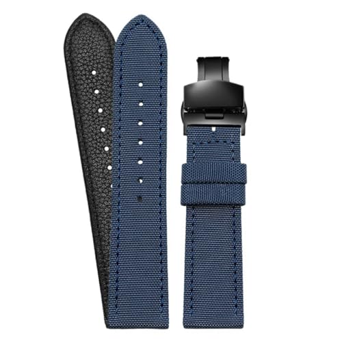 SpaRcz Armband Nylon Canvas Universalarmband Herren Damen 18-24mm, Farbe 6, 24mm