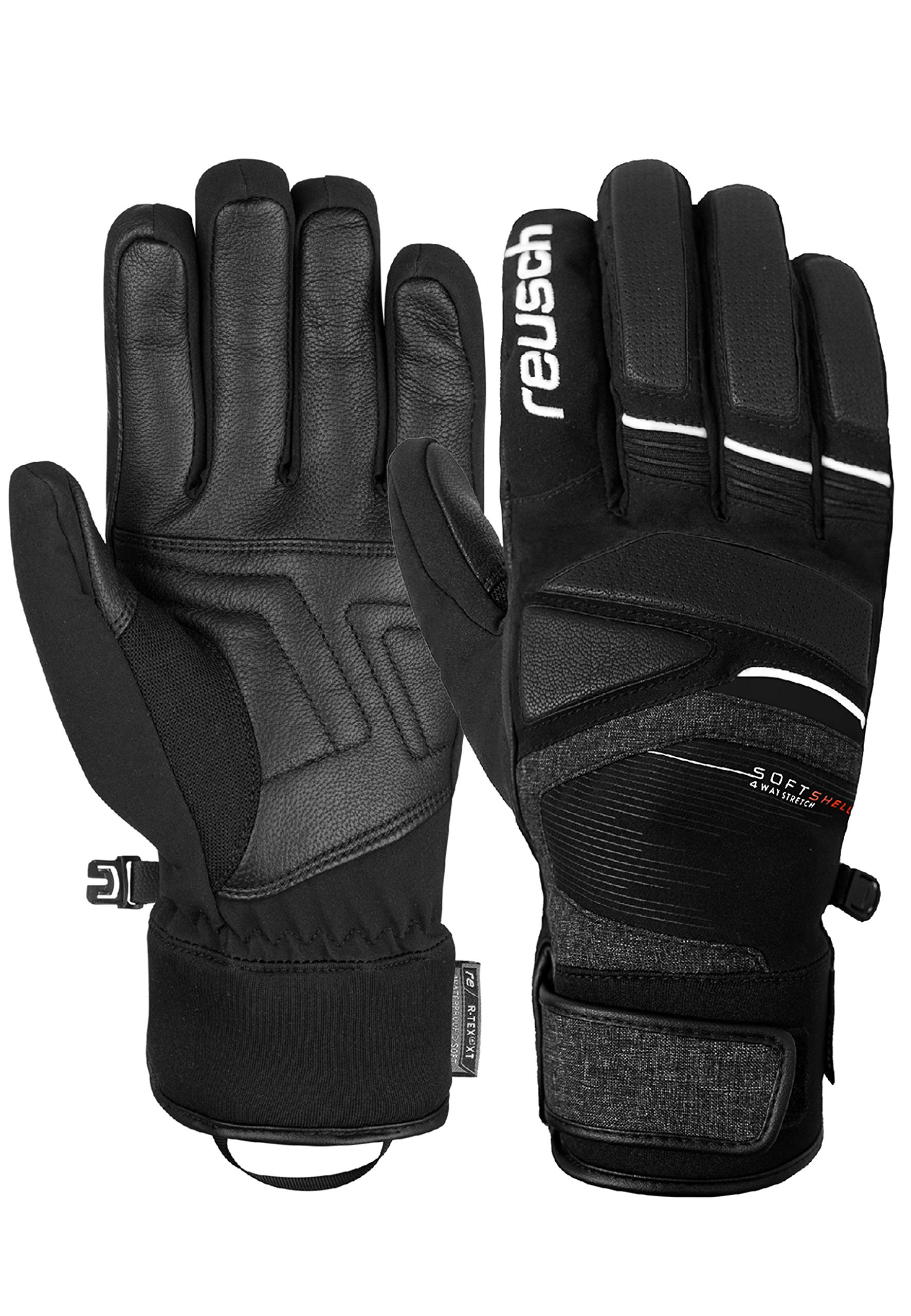 Reusch Herren Storm R-Tex Xt Handschuhe, Black/White, 9