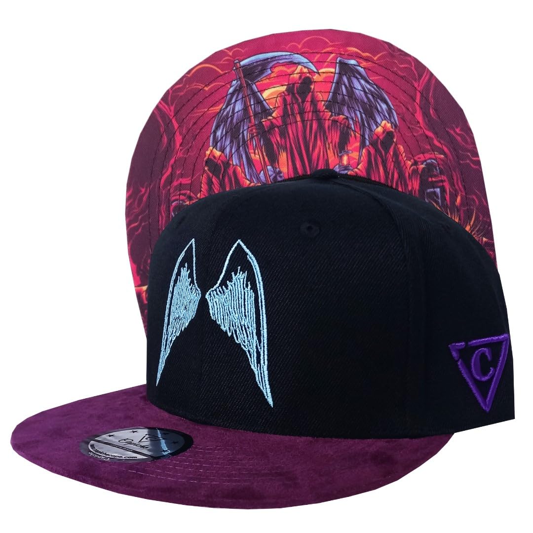 Capiche [99+ VARIATIONEN] Snapback Cap - Kappe - Baseball - Mütze - Kunst - Unisex - Schirm - Männer - Herren - Damen - Angels of Death