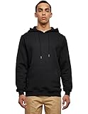 Urban Classics Herren Organic Basic Hoody Kapuzenpullover, Schwarz (Black 00007), M EU