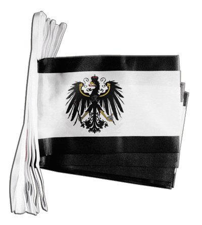 Flaggenfritze® Fahnenkette Preußen, Länge 5,9 m