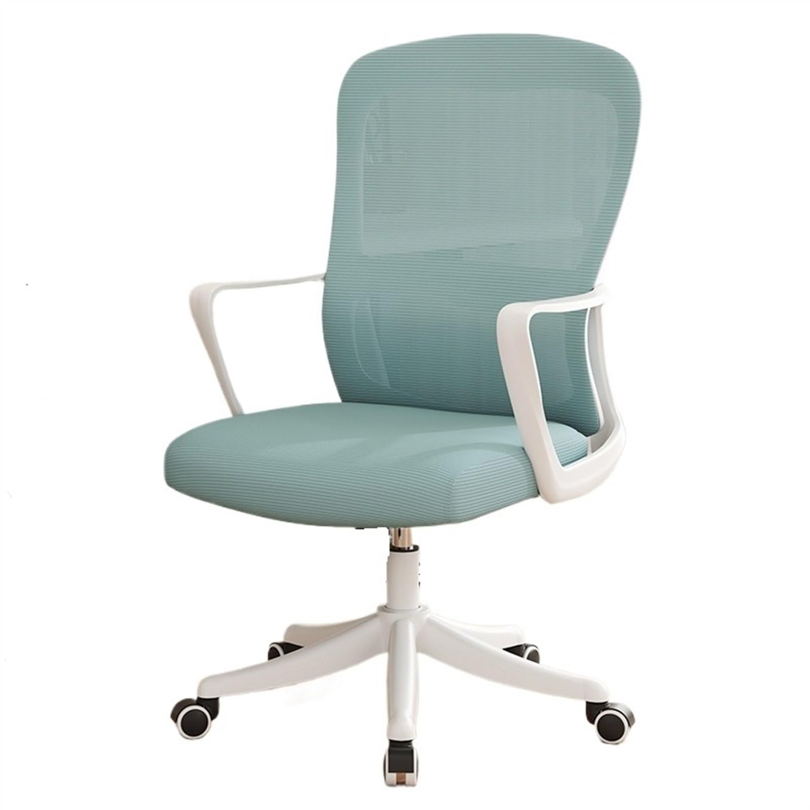 Zhaoj24-05 Bürostuhl Ergonomischer Bürostuhl, ergonomisch, for Büro, Heimschreibtisch, Netzstoff, feste Armlehne, Chefsessel, Computerstuhl mit Lordosenstütze Schreibtischstuhl(Blue)