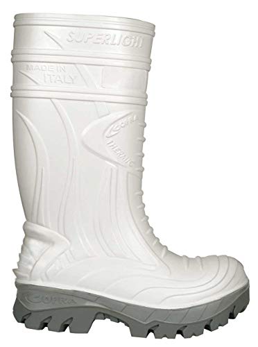 Cofra 00040-013 THERMIC WHITE S5 MET Sicherheitsstiefel, Weiß/Grau, Größe 45