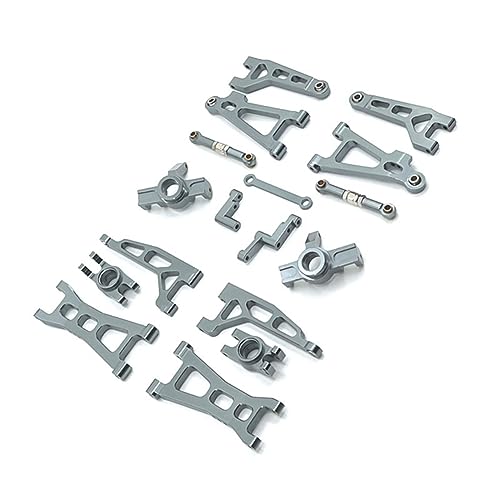 Sunmeit Schwenkarm-Lenkertassen-Gruppe für 16207 16208 16209 16210 H16 Ferngesteuertes Auto -Metall-Upgrade-Kit,