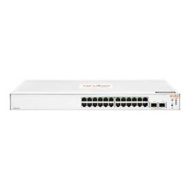 HPE Networking Instant On 1830 24G 2SFP Switch - Switch - Smart - 24 x 10/100/1000 + 2 x Gigabit SFP - Desktop, an Rack montierbar