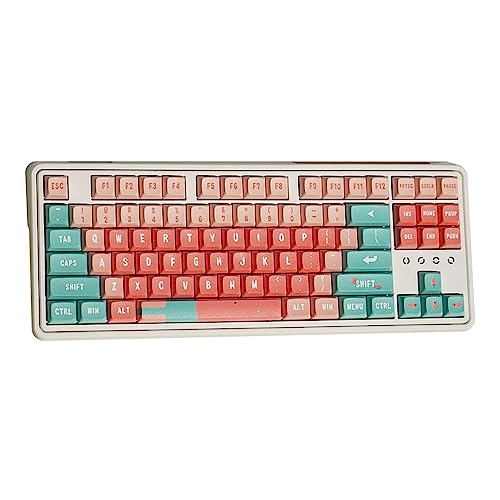 Vollständige 132 Tasten Tastenkappen XDA Profil PBT Tastenkappen Wassermelone Tastenkappen 5-seitige Farbstoff-Sublimation ​Tastenkappen Repalcement Wassermelone Themed Keycaps