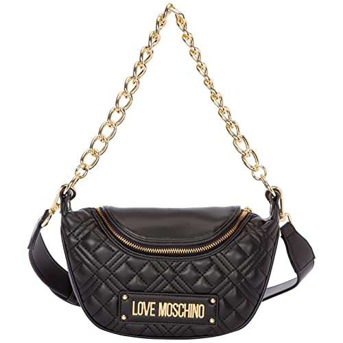 Love Moschino Damen BORSA A SPALLA Umhngetasche, Schwarz, Einheitsgröße