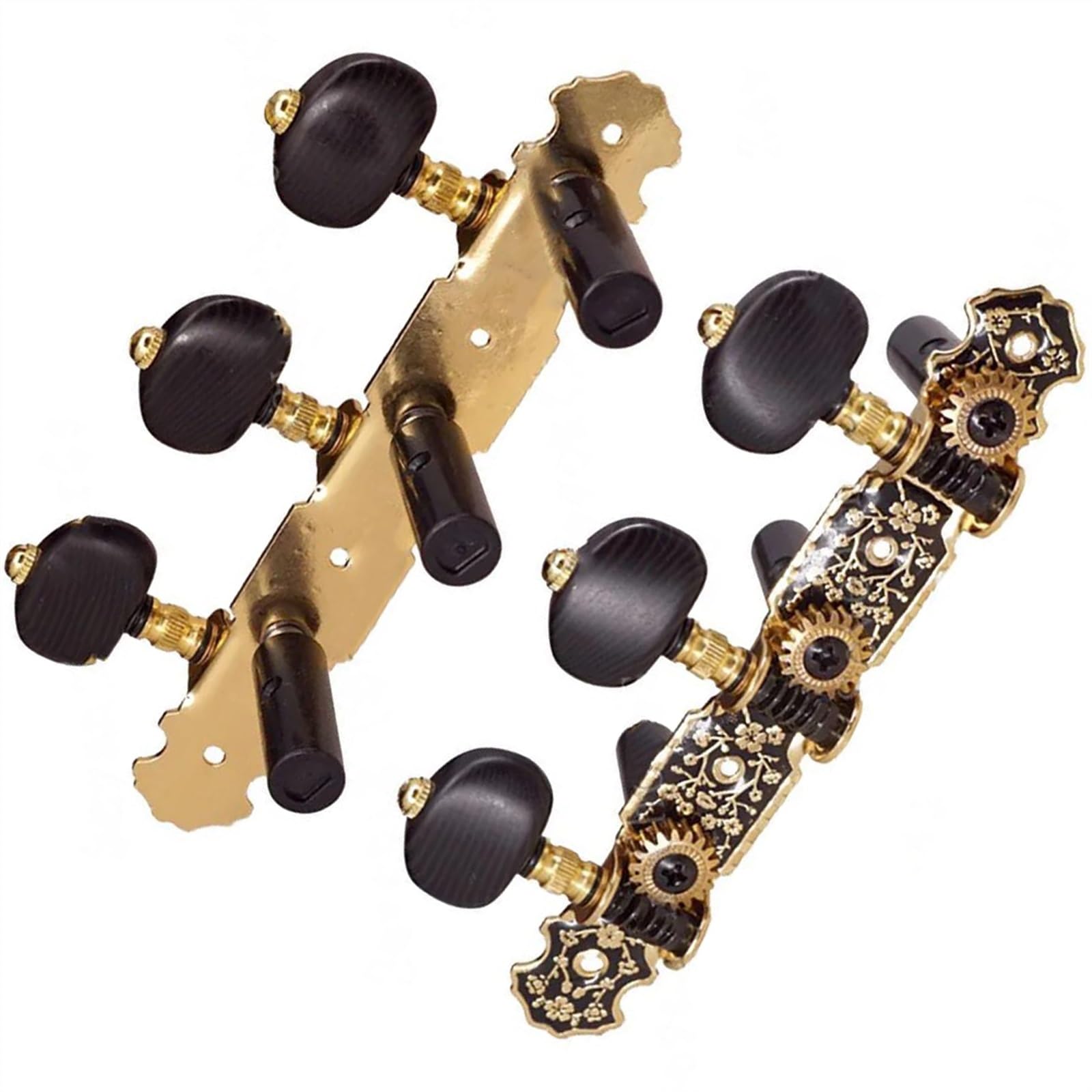 Strings Tuning Pegs Mechaniken Für Gitarre 6er-Pack Stimmgeräte für klassische Gitarre, klassische Tasten, Stifte, Kopfplatte, Metallteile, Stimmgeräte