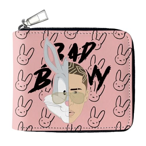 Geldtasche Anime Bad Bun. ny, Spaß Süß Kawaii Kartenetui mit Münzfach, Schlüsselanhänger Geldtasche (Color:Multicolor 6)