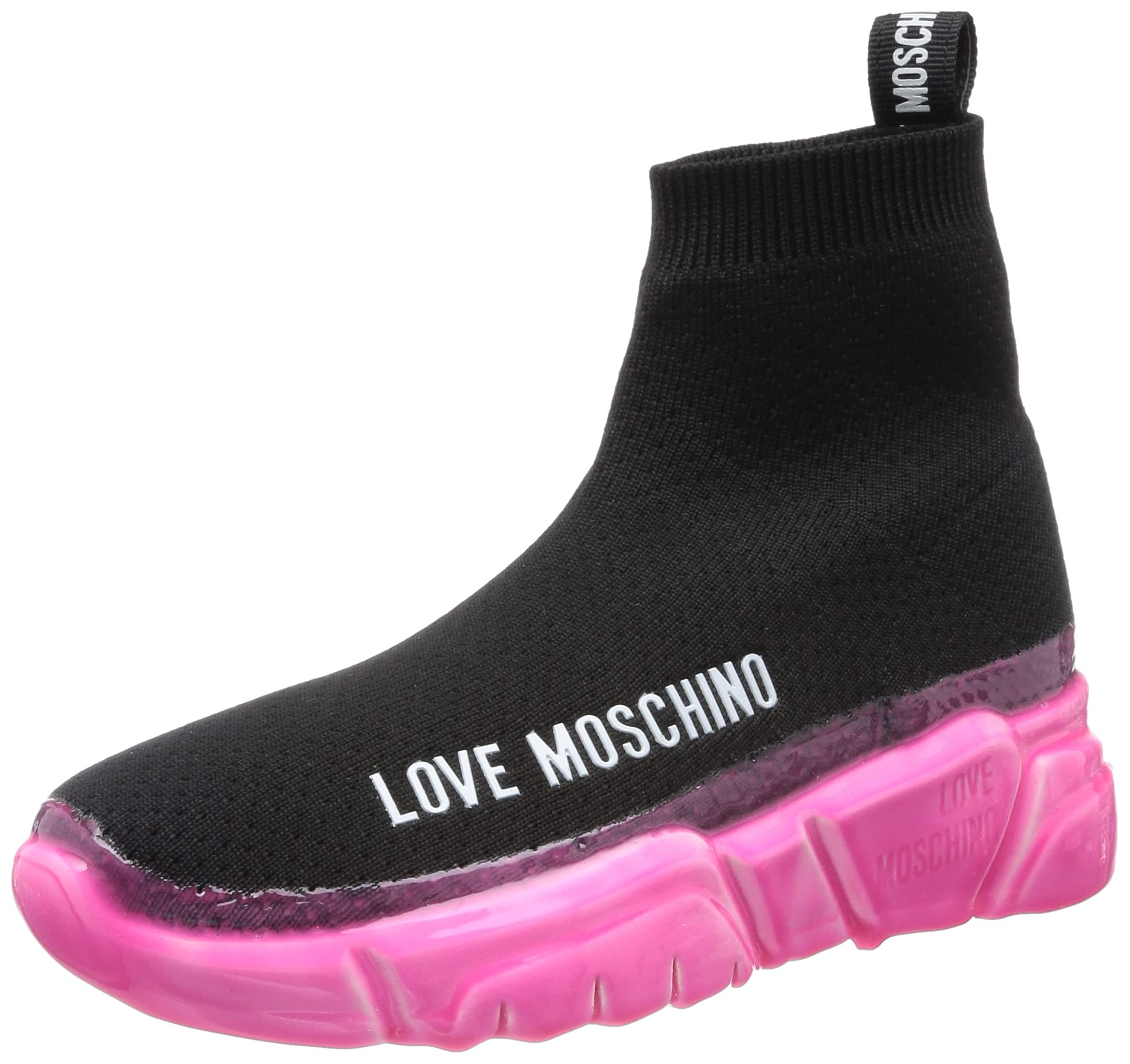 Love Moschino Damen Ja15463g1gizc00a38 W.Sneakers, Schwarz, 38 EU