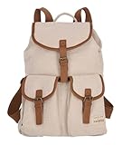 Travelite HEMPLINE Clap Backpack, beige, Unisex-Erwachsene Rucksack, Beige,