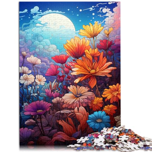 Puzzles, Geschenke, Spielzeug, farbenfrohes Fantasiegemälde, Blumenmeer, 1000 Puzzles für Erwachsene, Familienspiele, Weihnachts- und Geburtstagsgeschenke, 1000 Teile (50 x 75 cm)