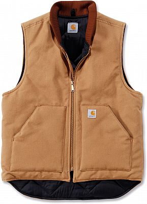 Carhartt Herren Duck Quilt Lined Arctic Vest Weste Blaze XL, Brown