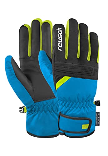 Reusch Unisex Fingerhandschuhe Baldo R-TEX XT warm,wasserdicht,atmungsaktiv 4452 brill.blue/black/saf.yell, 7