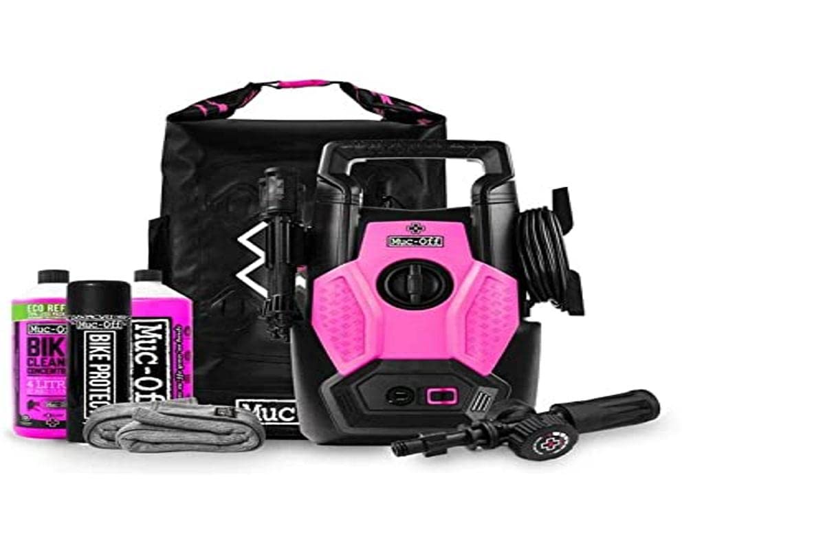 Muc-Off Fahrrad Hochdruckreiniger Set – Der Weltweit Erste Druckreiniger für Fahrräder – Fahrradzubehör Set – Fahrrad Reinigungsset mit Muc-Off Bike Cleaner, Bike Protect und Mehr!