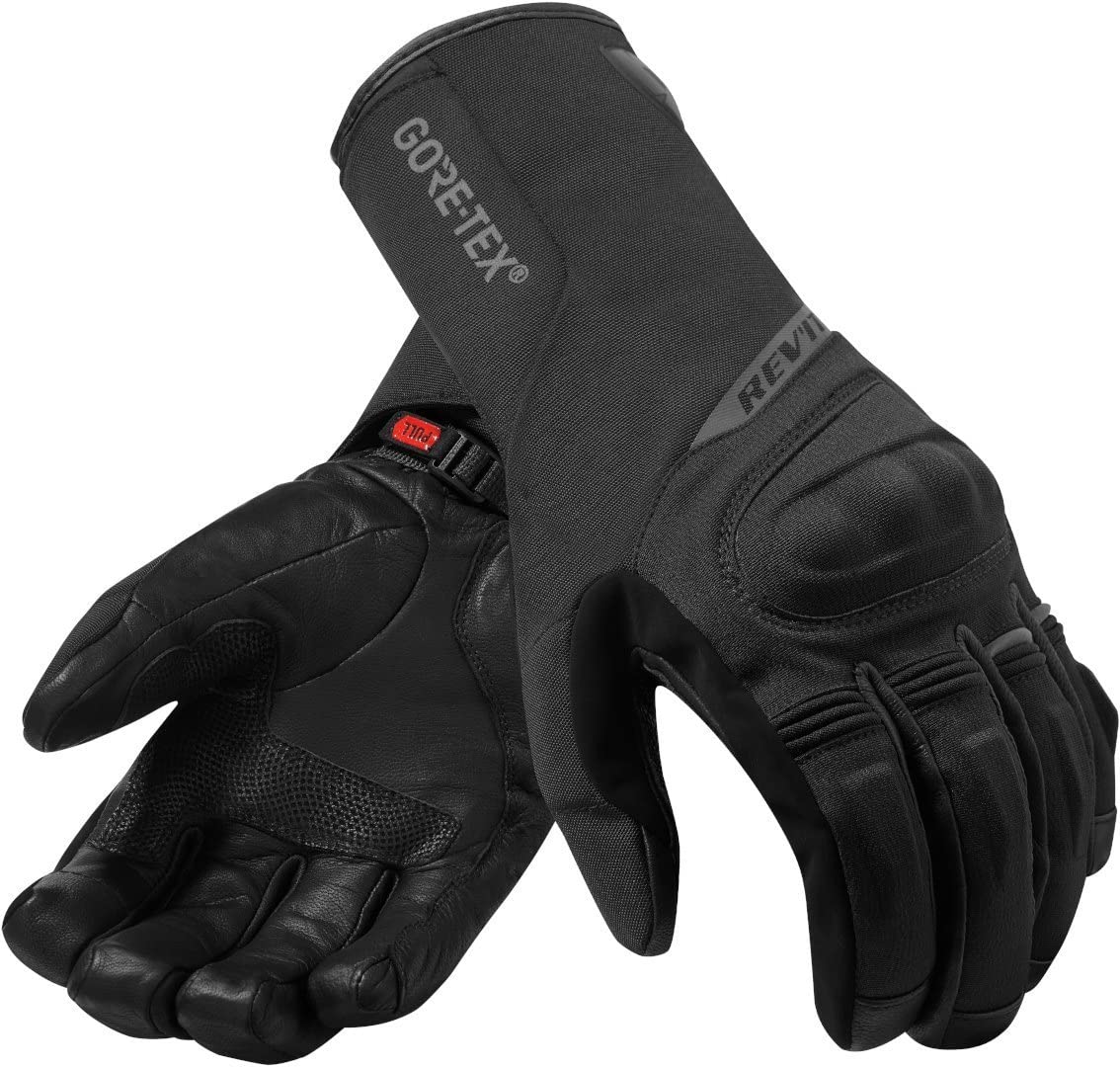 Revit Livengood Gore-Tex Winter Motorrad Handschuhe (Black,L)