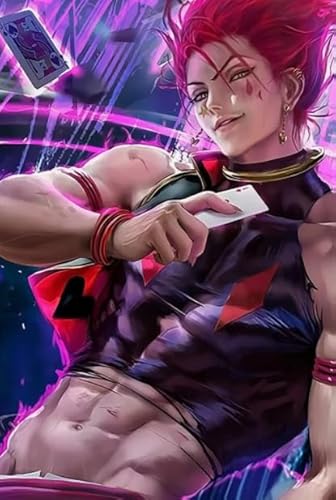 HfmQuisutron Jigsaw Puzzle 1000 Teile Schlacht Anime Charakter Hisoka Poster Holz Bunt Für Erwachsene Spiele Lernspielzeug Kz110Qy