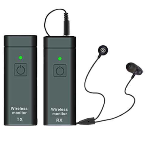 Pluuttiem UHF Wireless In-Ear-Monitorsystem Professioneller Digitaler Sound Bühnenübertragung Soundkarte Außensender Empfänger