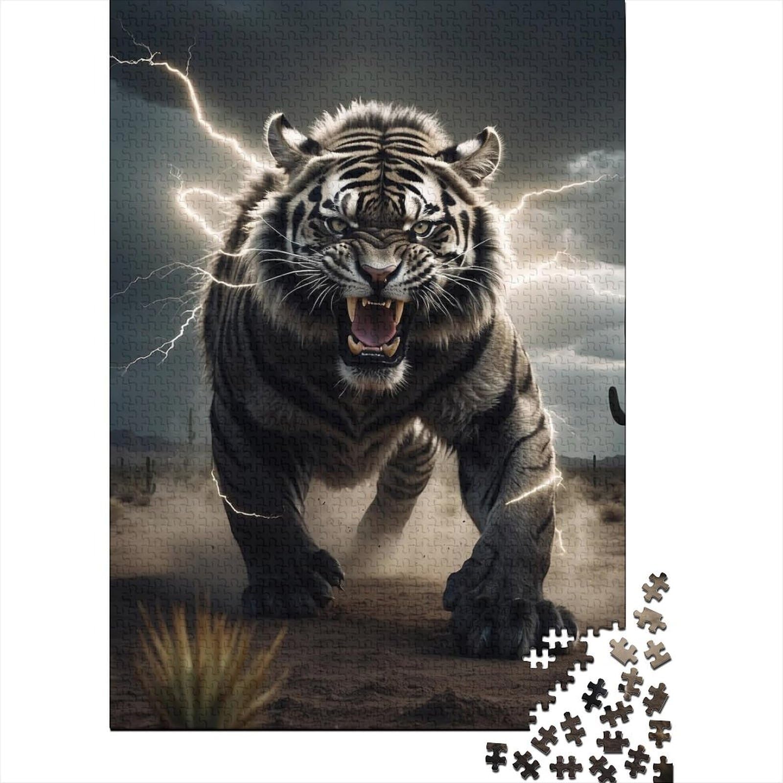 Art Tigers Puzzles Puzzles für Erwachsene und Jugendliche, 500 Teile, Puzzles für Erwachsene und Jugendliche, anspruchsvolle Puzzles für Erwachsene, 52 x 38 cm