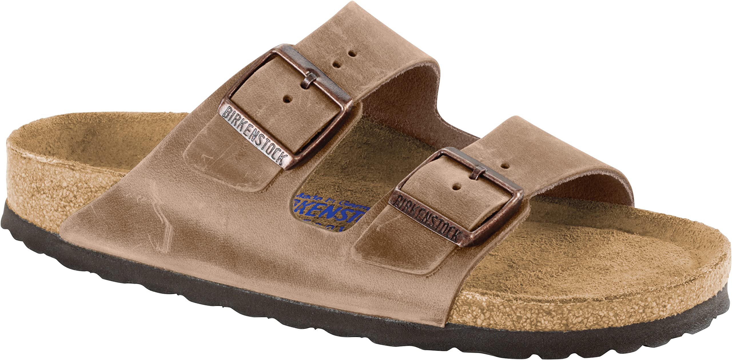 Birkenstock Arizona SFB, Herren Open Toe Sandalen, Braun (Tabacco Brown), 45 EU