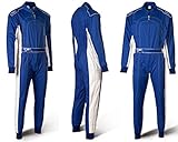 Speed Kartoverall Blau/weiß - Denver HS-2 Modell 2018 Racewear (L)