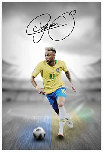 5d Diamond Painting Diamant Bilder FüR Erwachsene Und Kinder Fußballspieler Neymar Jr. Sports Poster DIY Kreuzstich Arts Craft Kristall Strass Stickerei 11.8"x15.7"(30x40cm) Kein Rahmen