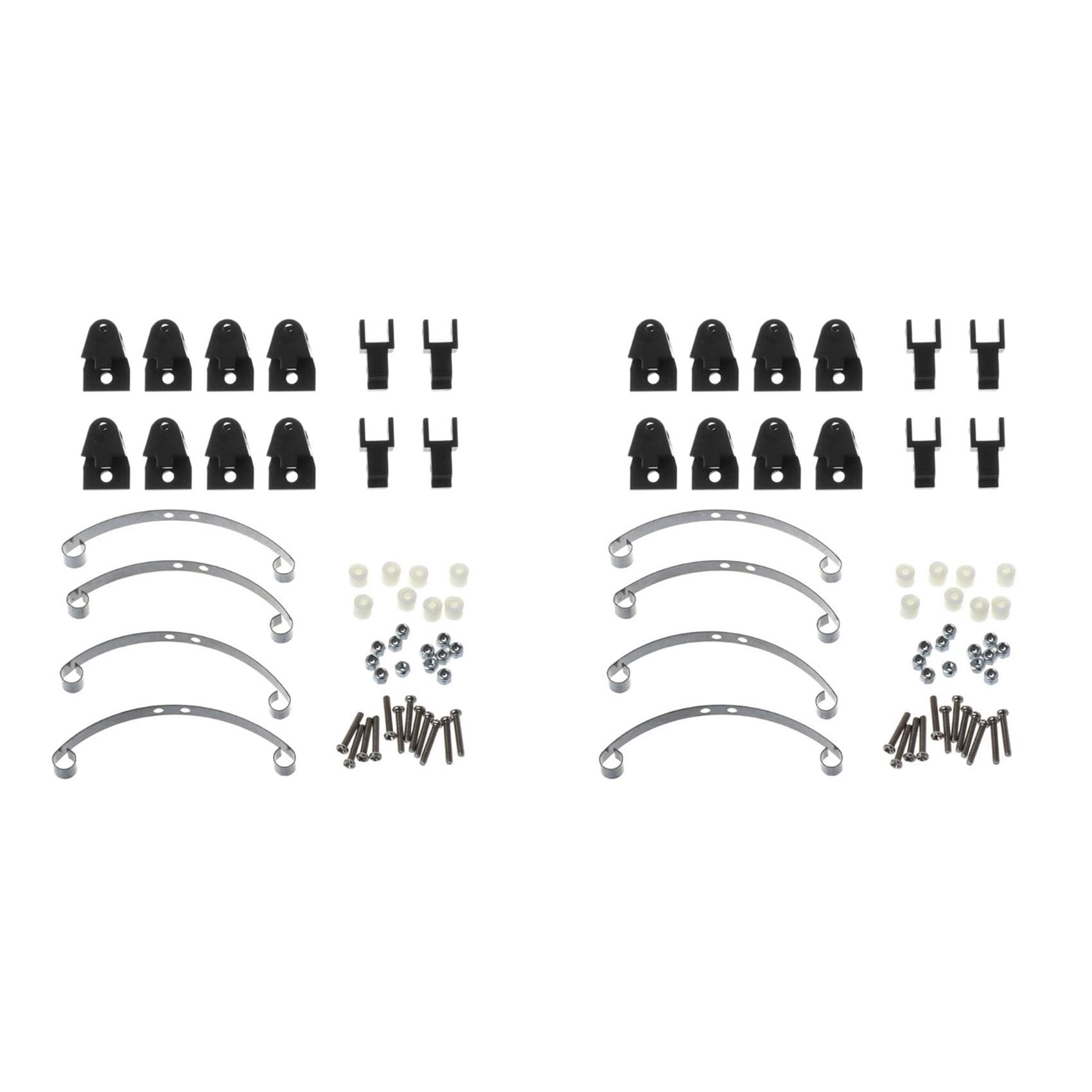 SICOSALT 2X Aktualisierung Alle Metall HebeöSen Groß Hub Stahl Platte für B1 B-1 B14 B-14 B16 B24 B-24 C14 C-14 C24 C-24 RC Auto Teil, Schwarz