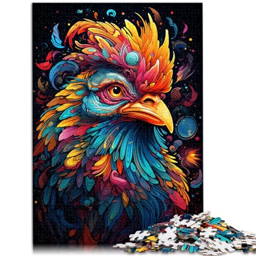 Puzzles Geschenke Spielzeug Huhn Entzückendes Puzzle für Erwachsene 1000 Teile Holzpuzzle Familienspiel Stressabbau Schwieriges Herausforderungspuzzle 1000 Teile (50x75cm)