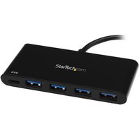 StarTech.com 4 Port USB C Hub with PD 2,0 - Hub - 4 x SuperSpeed USB3.0 - Desktop (HB30C4AFPD)