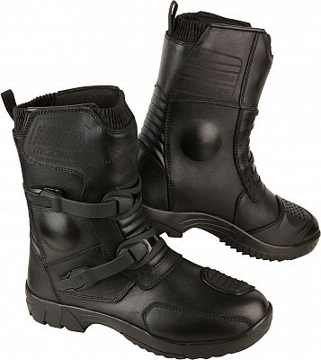 Modeka Tariko Motorradstiefel Schwarz 44