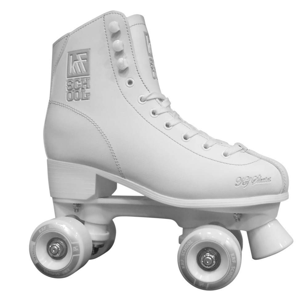 KRF Kinder Rollschuhe, Roller Figure Quad School PPH, White, 35, 0016915