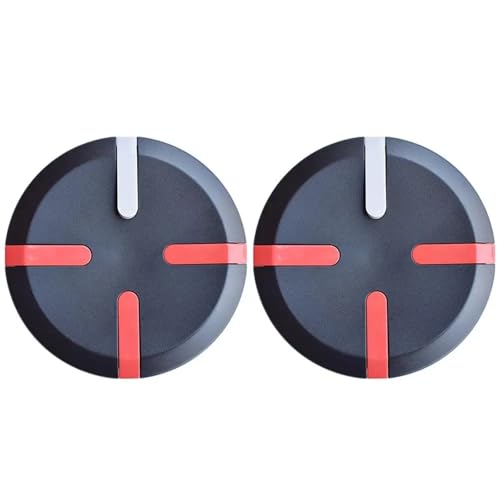 Jodriva Dekorative Radnabenabdeckung, for Xiaomi, 9, for Ninebot, for Mini, Pro Balance Elektroroller Radnabenabdeckung Zubehör Radabdeckung für Elektroroller(2pcs Black)