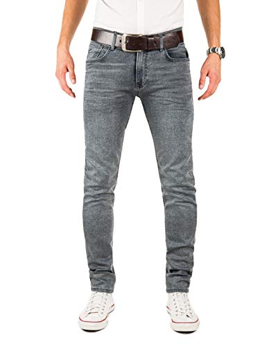 WOTEGA Jeans Slim-Fit M204, Grau (Grey Denim 0701), W32/L32