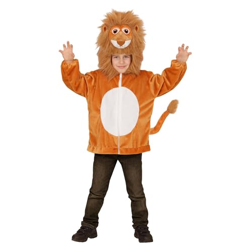 "LION IN SOFT PLUSH" (hoodie with mask) - (98 cm / 1-2 Years)