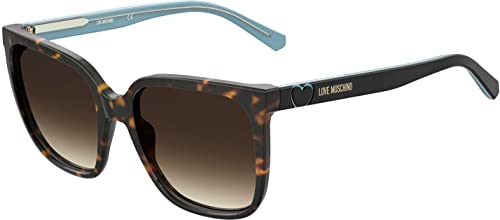 Moschino Love Unisex Mol044/s Sunglasses, 086/HA Havana, 56