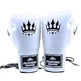 Playerz SparTec Sparring-Handschuhe mit Schnürung, für Boxen, Muay Thai, Kickboxen und MMA-Training, 284 g, 340 g, 397 g, 453 g