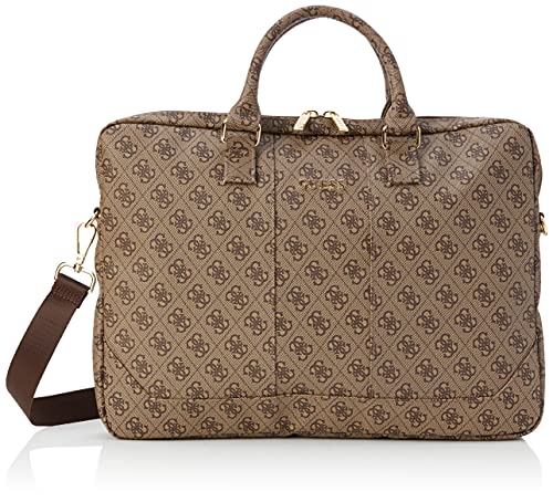 Guess Laptoptasche, Tasche für 13'' bis 15'' Geräte, Abnehmbarer Schulterriemen, Universal Laptoptasche mit Multifunktionsinnentaschen, Logo-Innenfutter