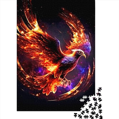 Phoenix Holzpuzzle für Erwachsene, Puzzle 1000 Teile, Puzzle für Erwachsene und Teenager, schwierige, anspruchsvolle Puzzles, 1000 Teile, 75 x 50 cm