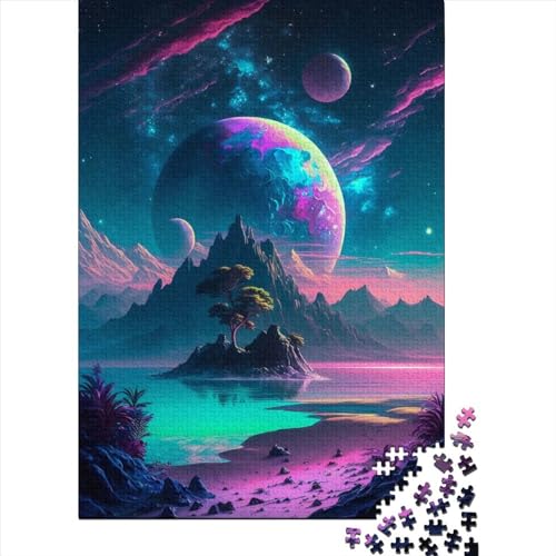 Strand Der Nahe Berg Puzzles Puzzles Für Erwachsene Teenager 1000 Teile Puzzles Für Erwachsene Spielspielzeug Für Erwachsene Familienpuzzles Geschenk 75x50cm