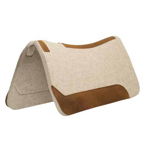 Weaver Leather Schabracke aus Wollmischgewebe, feuchtigkeitsableitende Mischung für Komfort – Allzweck-Sattelkissen, braun, 76,2 cm L x 76,2 cm B (35-2712-3/4)