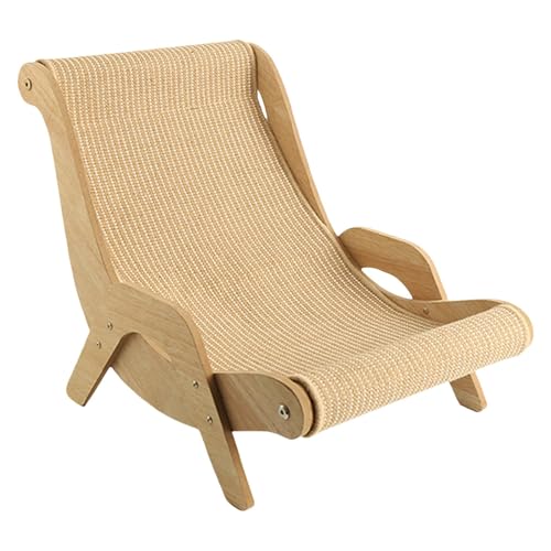 Kratzkissen für Katzen, elegant, stabil, 1800 g, Sisal-Katzenstuhl, Haustierfreundlicher Katzenkratzer und Kratzstuhl für Garten, Outdoor, Wohnzimmer, Balkon, drinnen