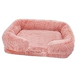 Große Hundebetten, Eier-Baumwoll-Haustiermatratze, Plüsch-Haustier-Hundesofabett mit waschbarem Bezug, orthopädische Couch, Haustierbett, Winter, warmes Katzenbett, Kuschelbett weich, Donut-Hundebett,