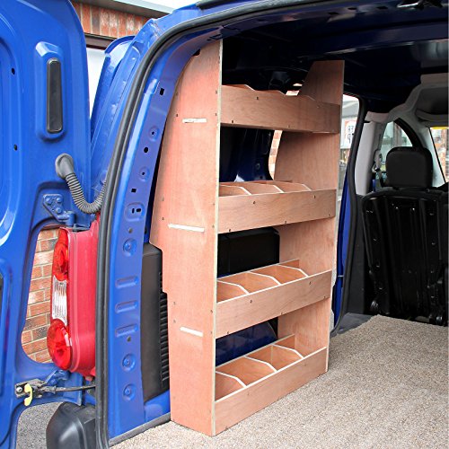 Monster Racking Peugeot Partner II Lieferwagen Werkstattwagen Fahrzeugausbau Sortiersystem Werkzeugaufbewahrung Regal Holzregal Regalsystem Regalgestell Werkstattregal 116cm H x 67.5cm B x 28.5cm T